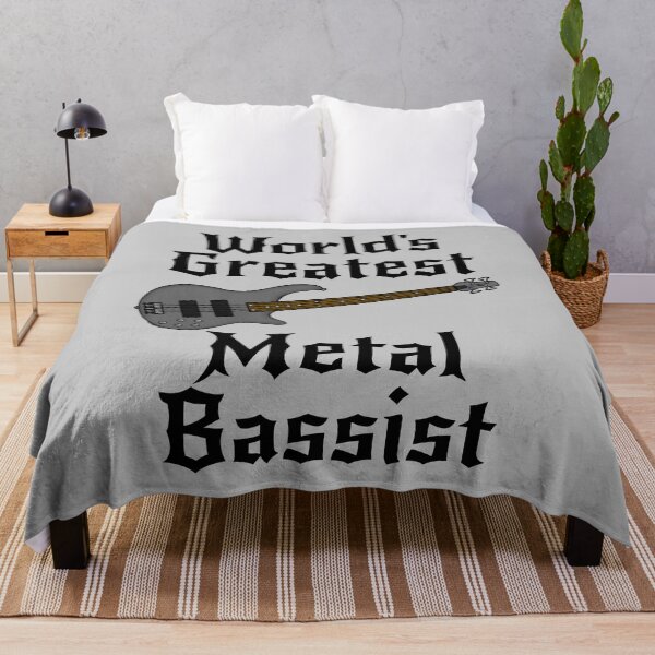 Item preview, World's Greatest Metal Bassist, Bass Guitar Musician Funny designed and sold by doodlerob.