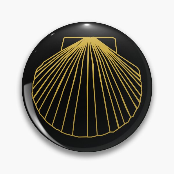 Item preview, Scallop Shell in Gold designed and sold by RedFishyTee.