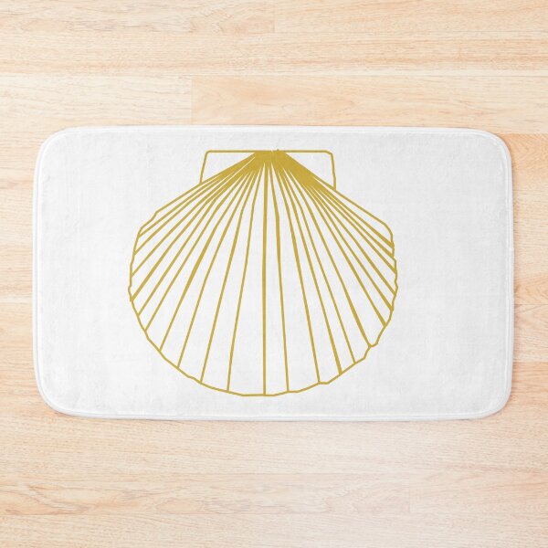 Item preview, Scallop Shell in Gold designed and sold by RedFishyTee.