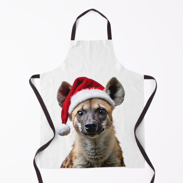 Item preview, Funny Hyena Wearing Christmas Hat designed and sold by LazyOwlStore.