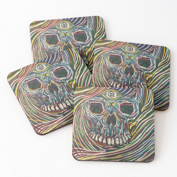 Item preview, Psychedelic Skull  designed and sold by Jason  Balaam.