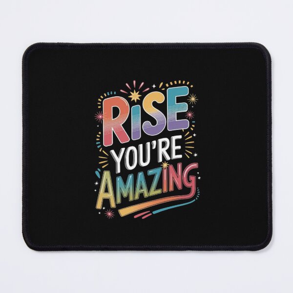 Item preview, Inspirational Gradient Quote Design: “Rise, You’re Amazing” designed and sold by love3617.