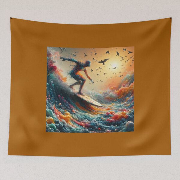 Item preview, Surfing Abstract designed and sold by Halifaxartguy.