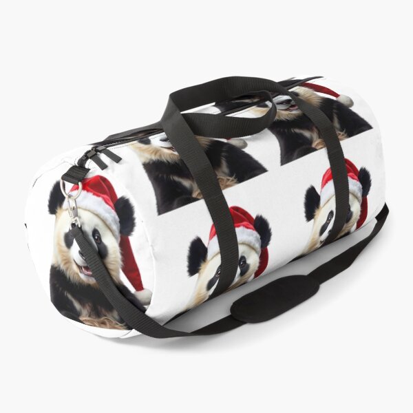 Item preview, Funny Panda Wearing Christmas Hat designed and sold by LazyOwlStore.