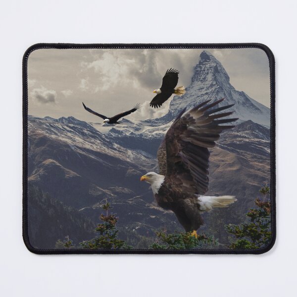 Item preview, Eagles in Flight Over Valley designed and sold by WhiteSoftPetals.