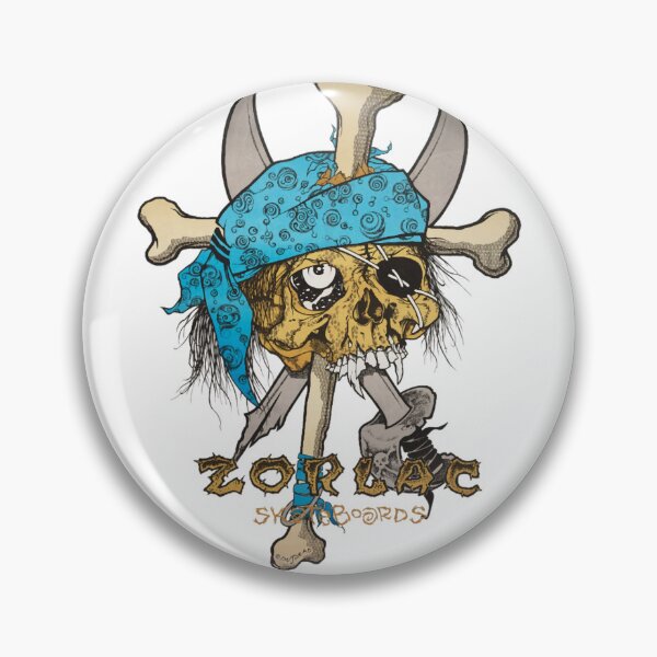 Item preview, Zorlac Pushead Pirate Skull Classic  designed and sold by MaciasAtomBomb.