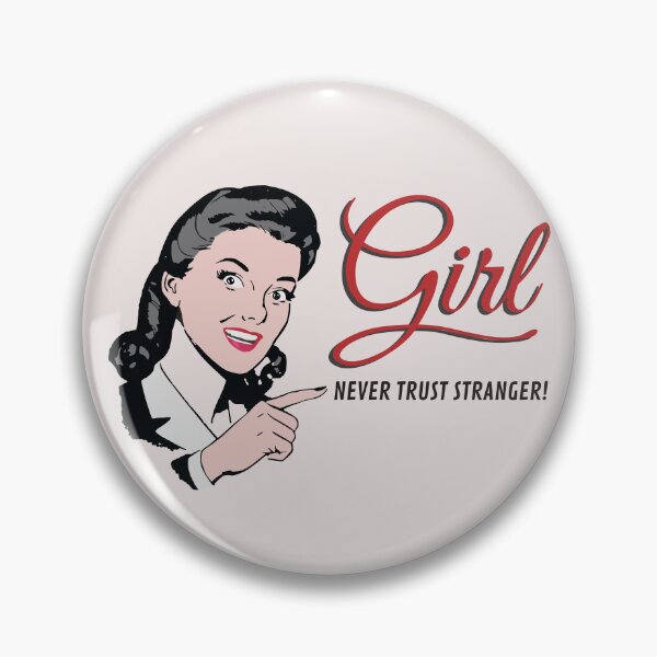 Artikelvorschau, Mädchen - vertraue niemals Fremden! Vintage entworfen und verkauft von gayishdesign.