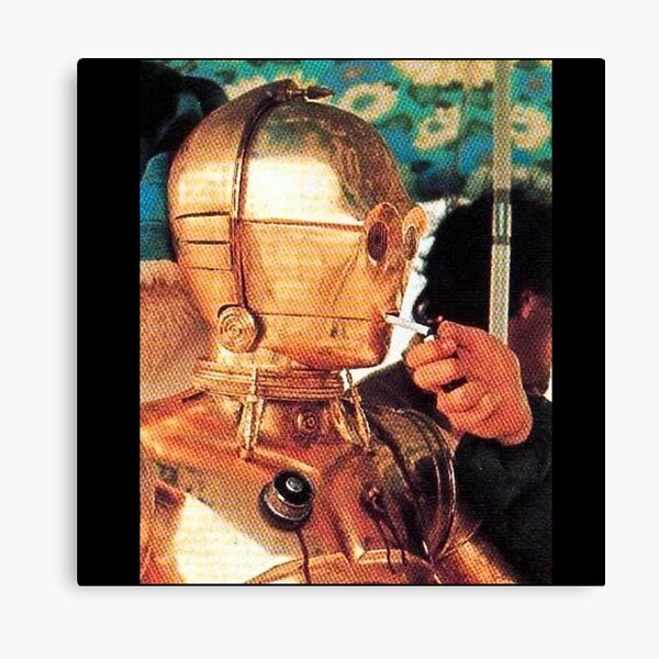 Item preview, C-3PO smoking a cigarette designed and sold by killzak.