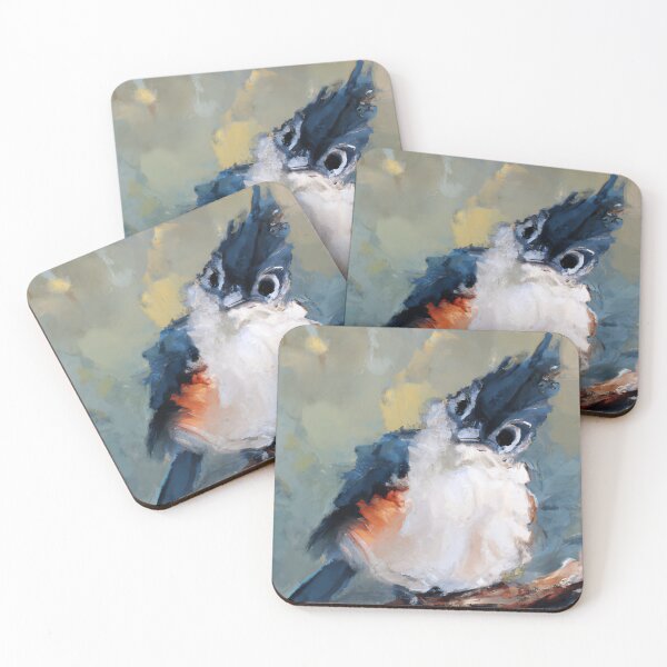 Item preview, Tufted Titmouse Bird - Artistic Nature Design designed and sold by LarsVegas2012.