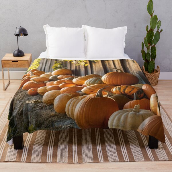 Item preview, picking pumpkins in the village,watercolor designed and sold by elegantpaterns.