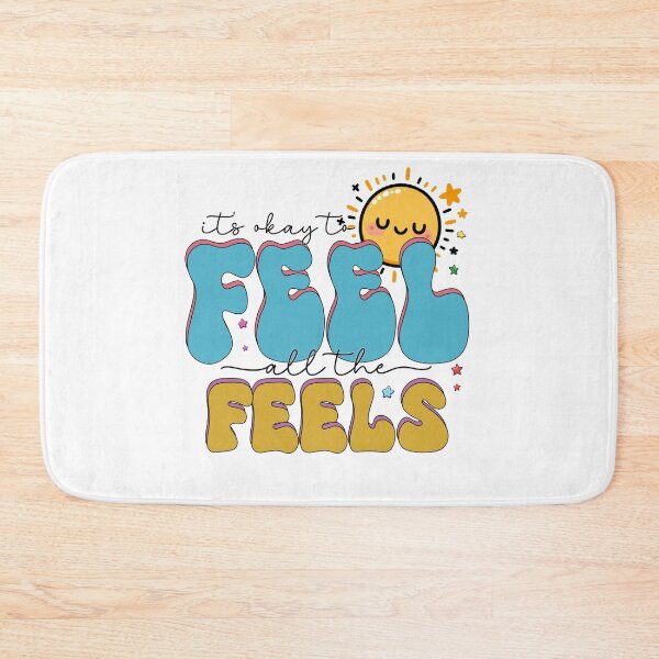 Item preview, It's Okay To Feel All The Feels, Counselor Teacher ADHD Anxious Mental Health, Speech Therapy, BCBA, ABA Therapist, AAC designed and sold by behindthefacts.