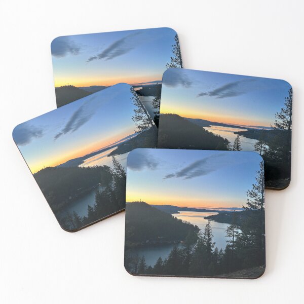Item preview, Sunset Over Tranquil Waters  designed and sold by dinosinspace10.