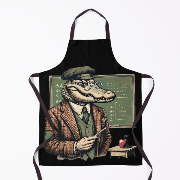 Item preview, The Scholarly Crocodile. designed and sold by Linework Studio.