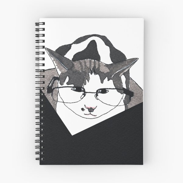 Item preview, Cat Wearing Glasses designed and sold by maddymarr.