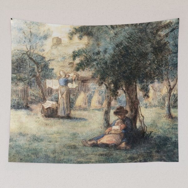 Item preview, jea- francois millet artist, jean francois millet art style, jean francois millet artwork, paintings by jean francois millet, jean-françois millet oeuvre designed and sold by diana-shaw.