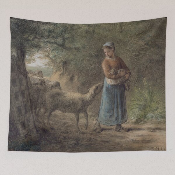 Item preview, jea- francois millet artist, jean francois millet art style, jean francois millet artwork, paintings by jean francois millet, jean-françois millet oeuvre designed and sold by diana-shaw.