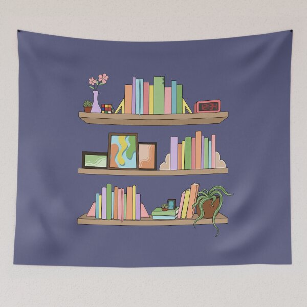 Item preview, Pastel Book Shelves designed and sold by EmiMills.