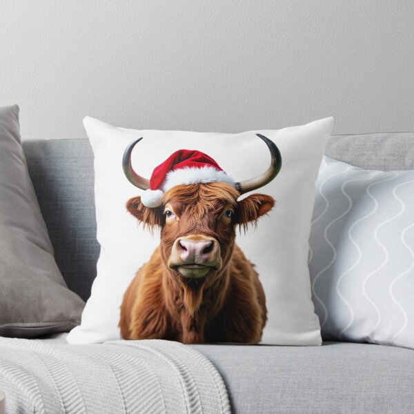 Item preview, Funny Yak Wearing Christmas Hat designed and sold by LazyOwlStore.