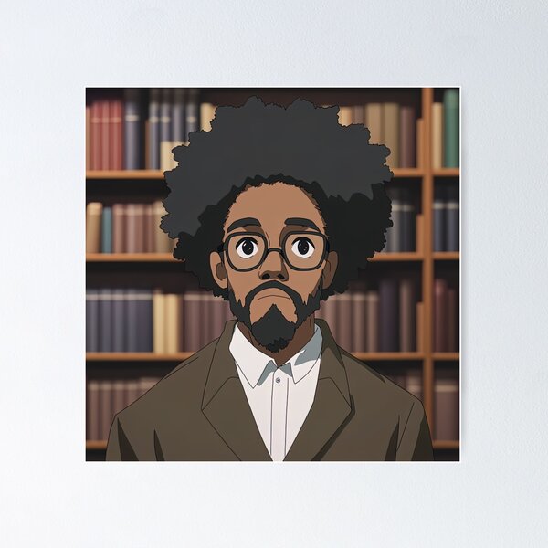 Item preview, Cornel West | Anime style designed and sold by ComicsFactory.