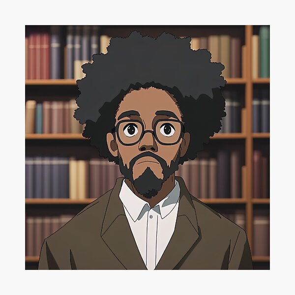 Item preview, Cornel West | Anime style designed and sold by ComicsFactory.
