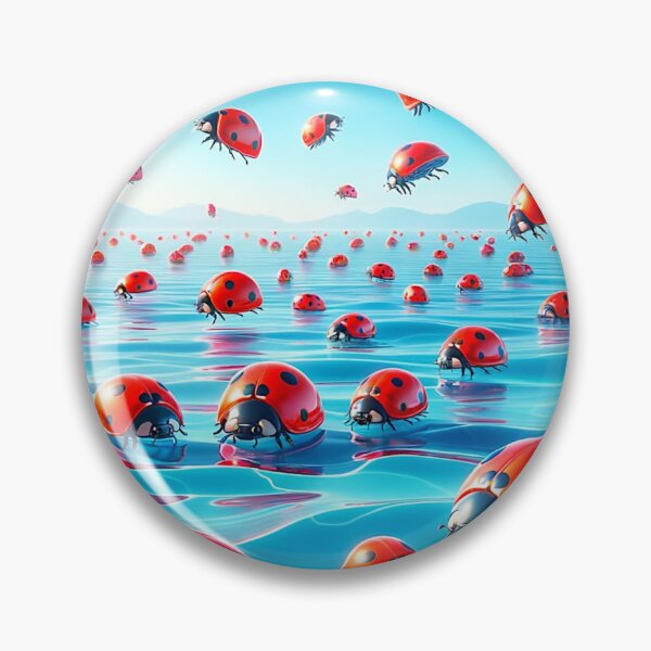 Item preview, Ladybug Invasion - Vibrations of Nature designed and sold by McZerrill.