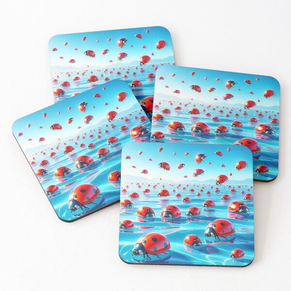 Item preview, Ladybug Invasion - Vibrations of Nature designed and sold by McZerrill.