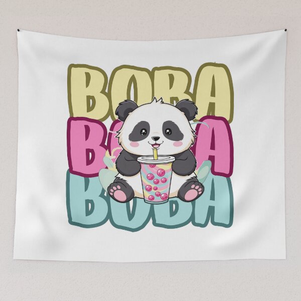 Item preview, BOBA AND PANDA LOVERS designed and sold by Canvations.