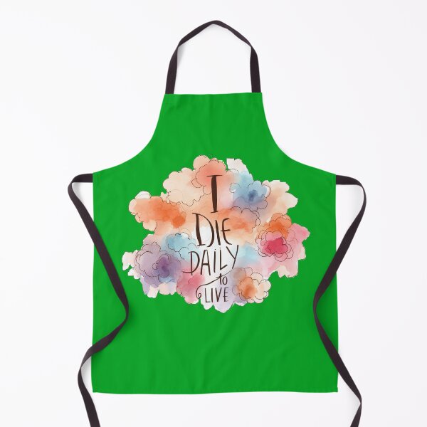 Item preview, I Die Daily to Live - 3D Minimalist Retro Design, designed and sold by PaintMeWorld.