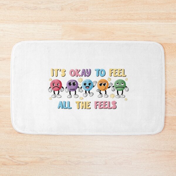 Item preview, It's Okay To Feel All The Feels, Counselor Teacher ADHD Anxious Mental Health, Speech Therapy, BCBA, ABA Therapist, AAC designed and sold by behindthefacts.