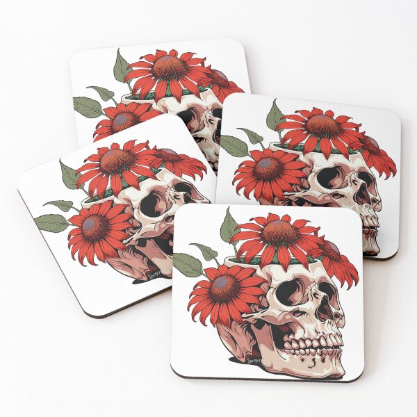 Item preview, Echinacea Skull (2024) designed and sold by Kootenay Eric.