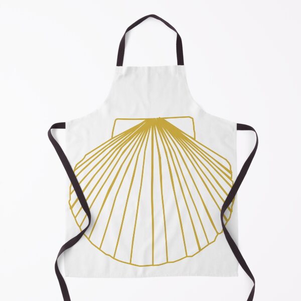 Item preview, Scallop Shell in Gold designed and sold by RedFishyTee.