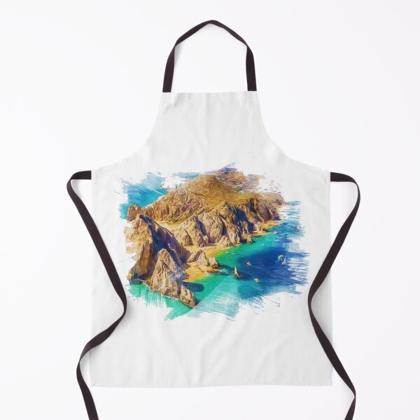 Item preview, watercolor paintings, landscape pictures Simulate a location poster travel Los Cabos, Mexico designed and sold by metedigiart.