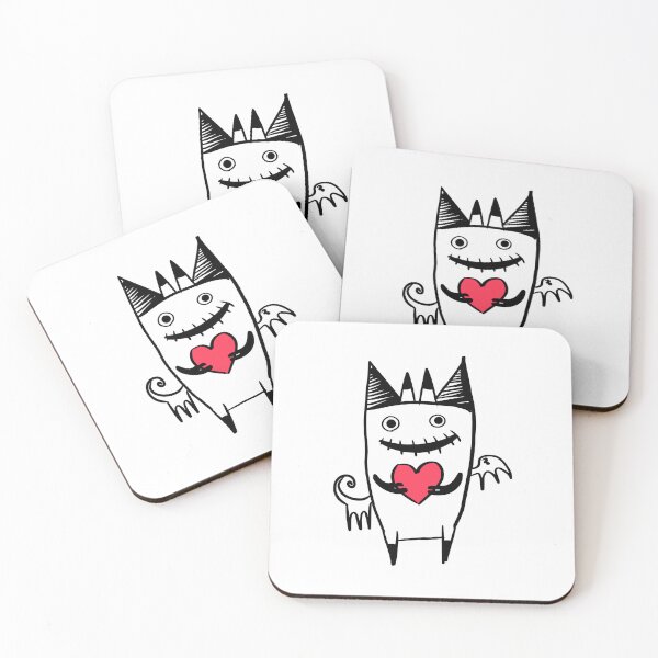 Item preview, Wingnut: Playful Jentlefriend with Heart Design designed and sold by jentlefriend.