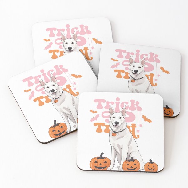 Item preview,  Trick or Treat: White Swiss Shepherd Dog in Halloween Costume designed and sold by GoodyPaws.