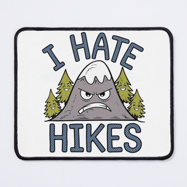 Item preview, Grumpy Mountain - I Hate Hikes Natural Humorous T-Shirt designed and sold by ChicTeeLab.