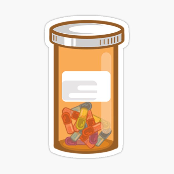 Dream Cream Pill Bottle Sticker