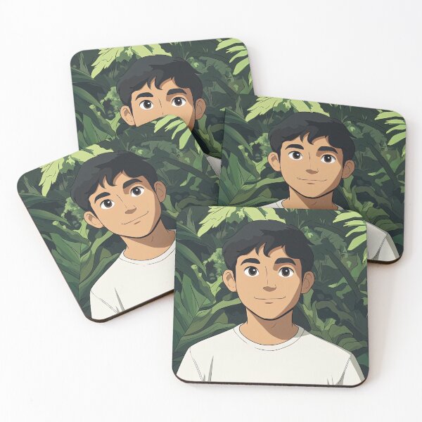 Item preview, Costa Rican man, portrait | Anime style designed and sold by ComicsFactory.