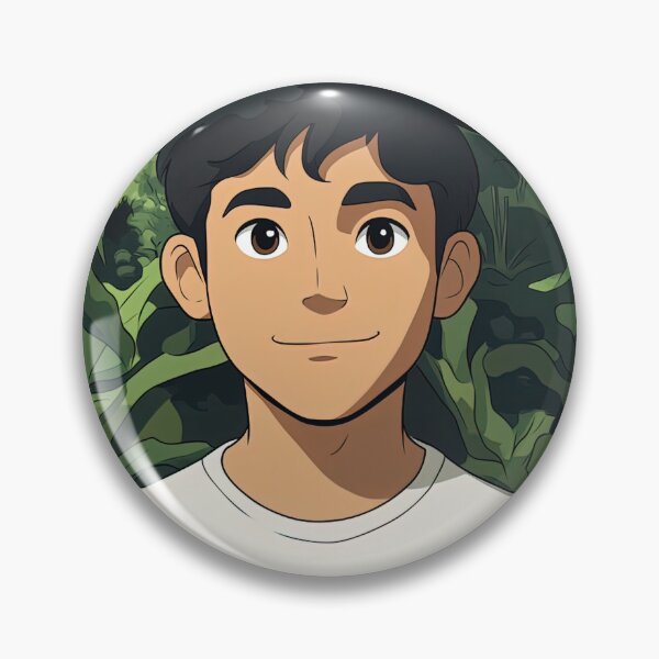 Item preview, Costa Rican man, portrait | Anime style designed and sold by ComicsFactory.