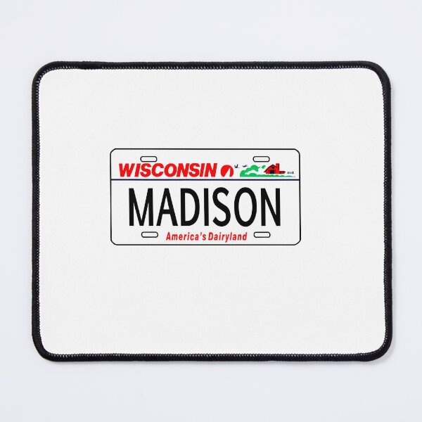 Item preview, Madison Wisconsin License Plate designed and sold by delmarvastickers.