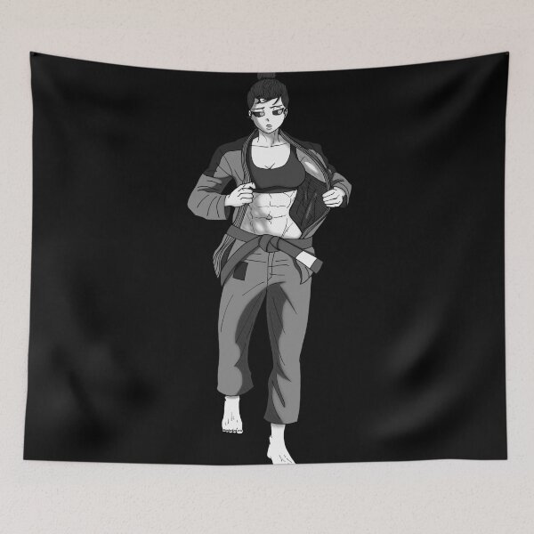 Item preview, Noel Kova, Awakened Aura (Grayscale Manga,Purple Belt,Gray Gi) designed and sold by MDHairston2.