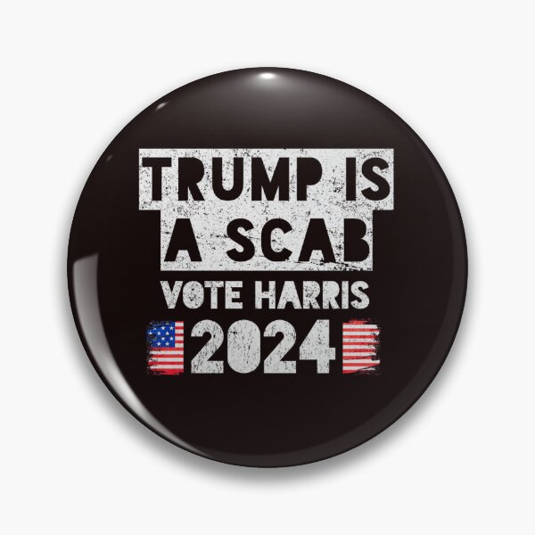 Item preview, Trump is a scab vote Harris 2024 designed and sold by LOLANeshop.