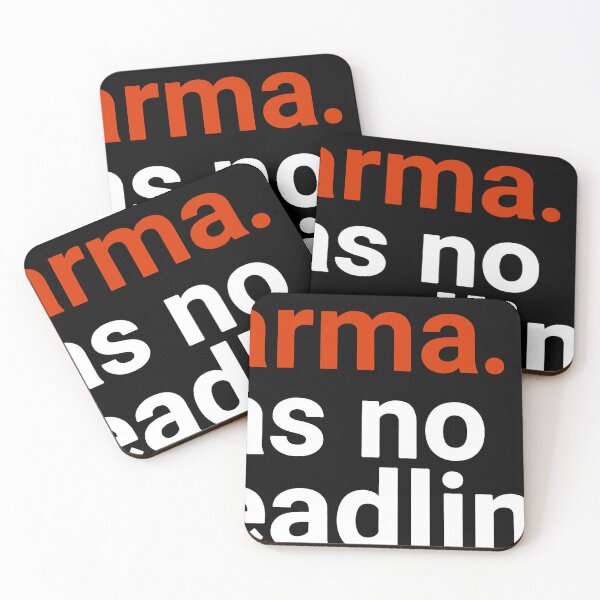 Item preview, karma has no deadline sticker t shirt designed and sold by CHNMDE BG.