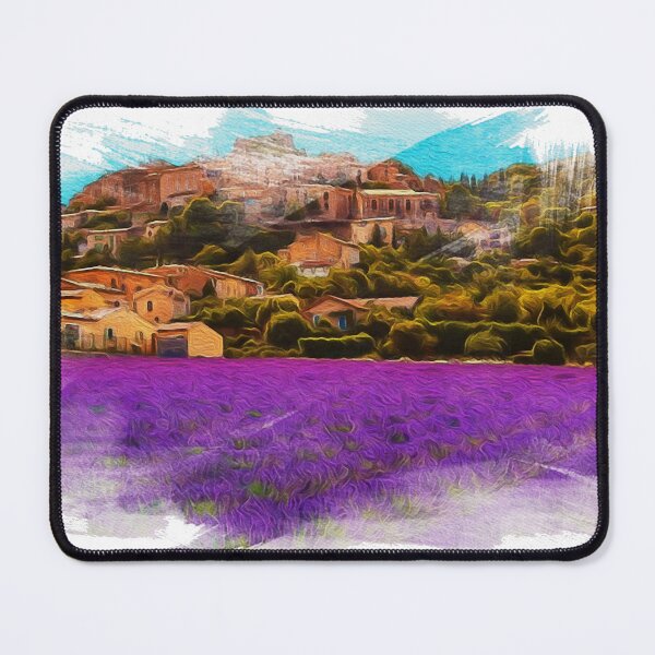 Item preview, watercolor paintings, landscape pictures Simulate a location,Provence, France designed and sold by metedigiart.