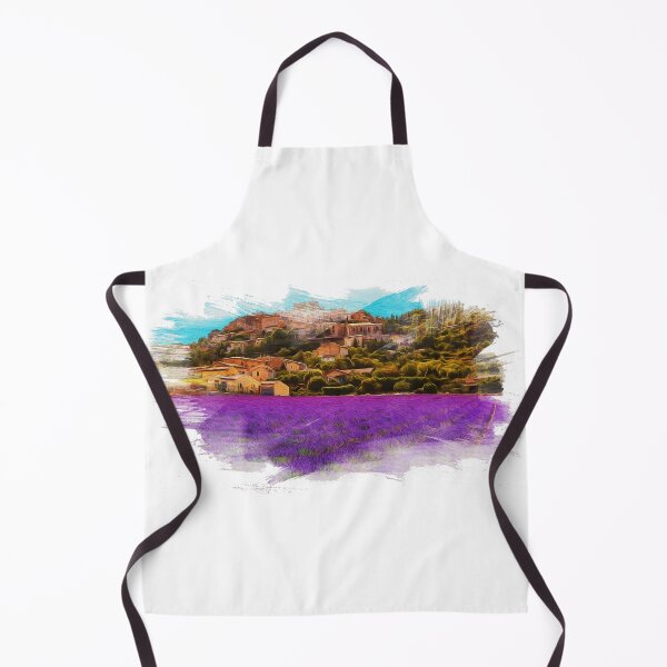 Item preview, watercolor paintings, landscape pictures Simulate a location,Provence, France designed and sold by metedigiart.