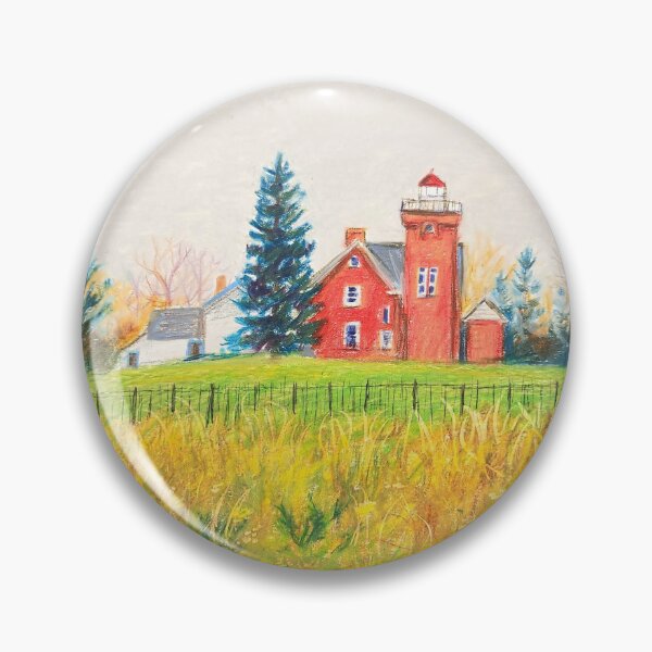 Item preview, Lighthouse in Two Harbors Minnesota in the fall designed and sold by Anne Dallman.