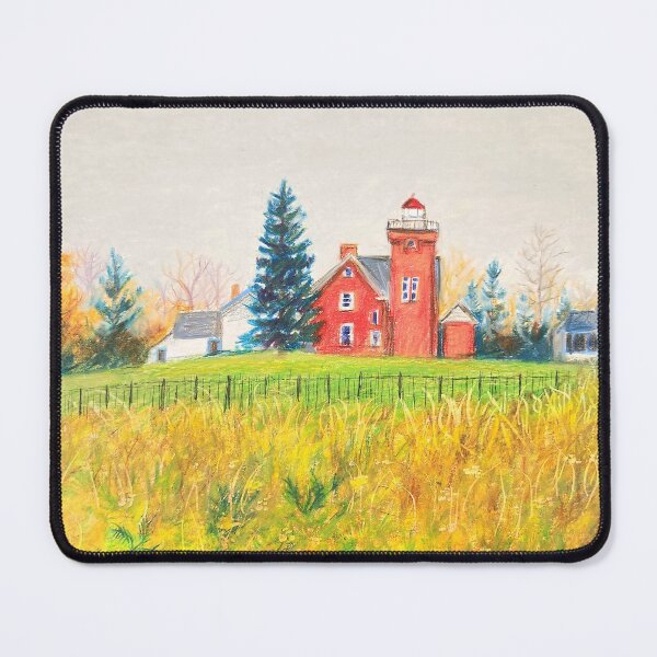 Item preview, Lighthouse in Two Harbors Minnesota in the fall designed and sold by Anne Dallman.