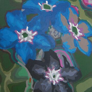 Artwork thumbnail, Four Flowers by artistDanJ