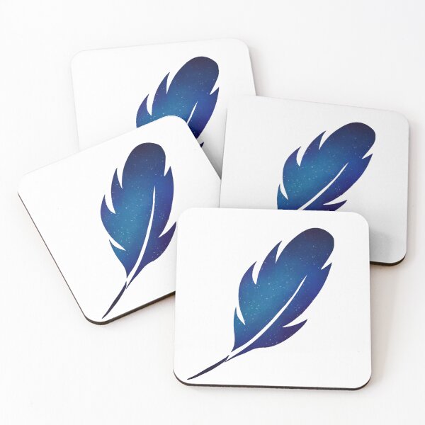 Item preview, Galaxy feather designed and sold by AmyJStickers.