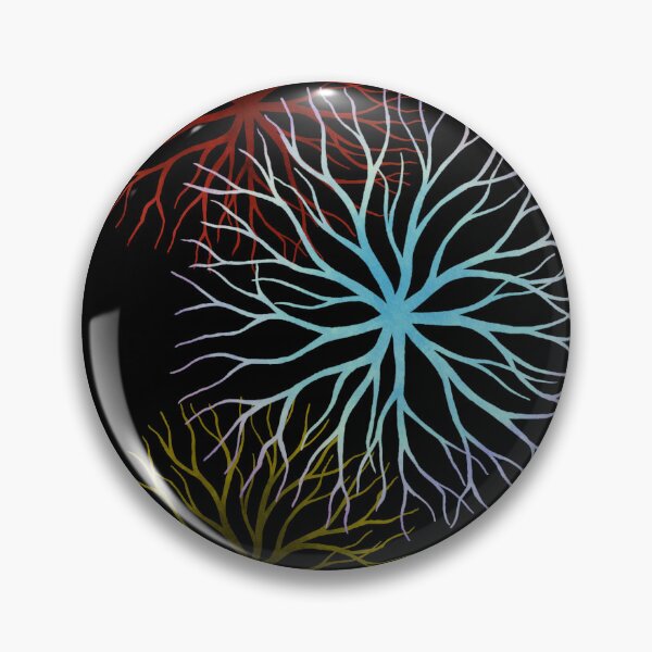 Item preview, Tricolor Fractal Burst RGB on Black designed and sold by Fractalyze.