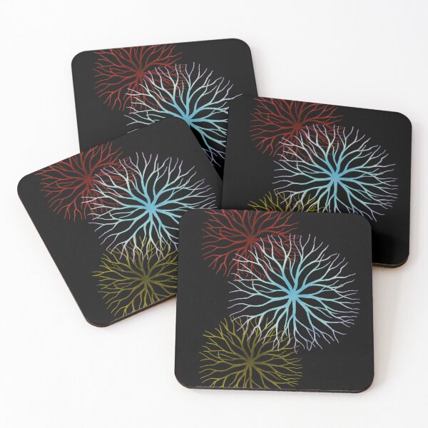 Item preview, Tricolor Fractal Burst RGB on Black designed and sold by Fractalyze.
